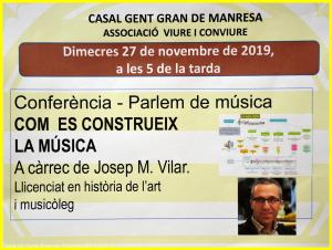 Parlem de música 27-11-2019