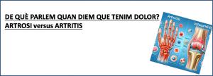 Conferència Artrosi vs Artritis